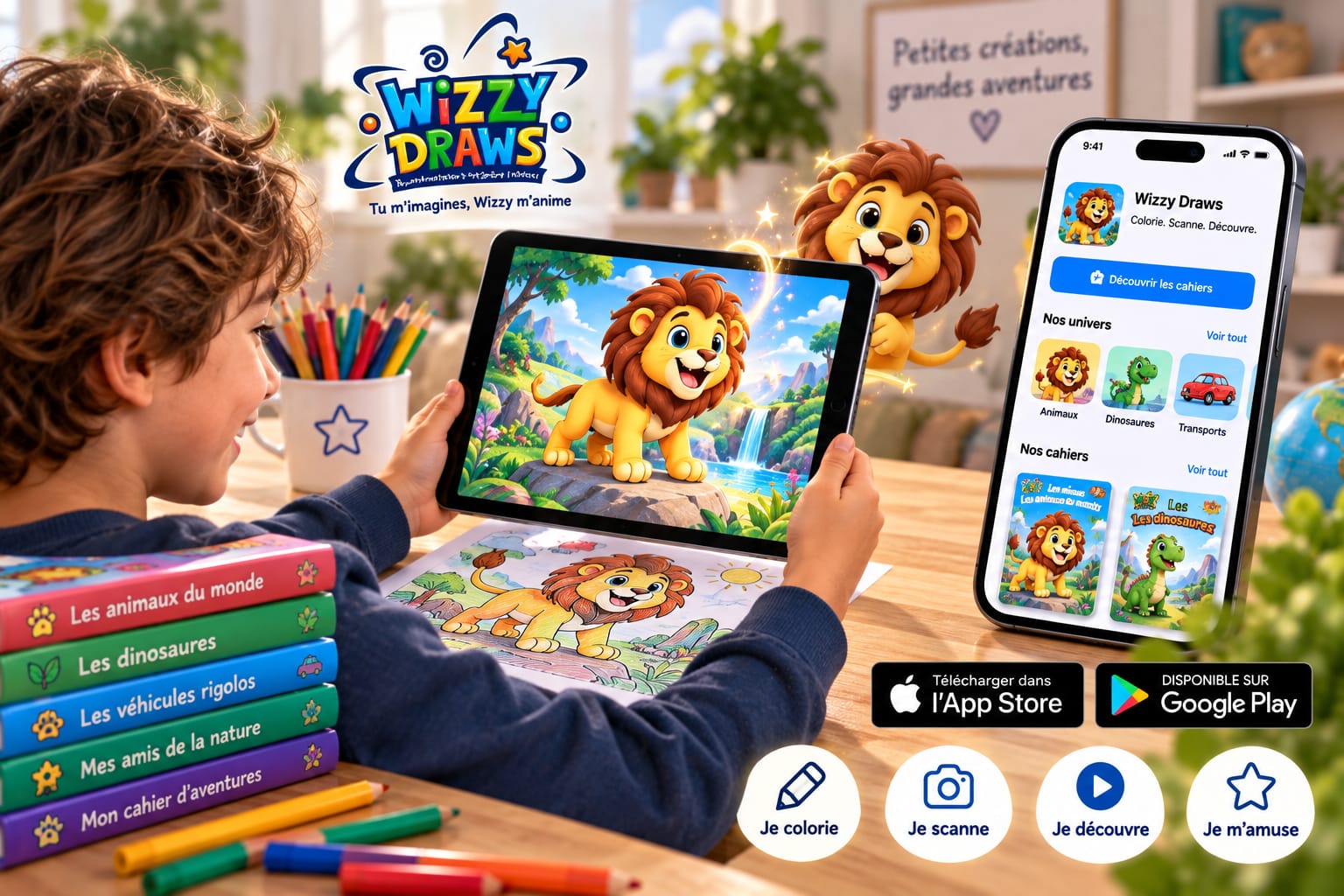 Wizzy Draws : l’application qui donne vie aux coloriages